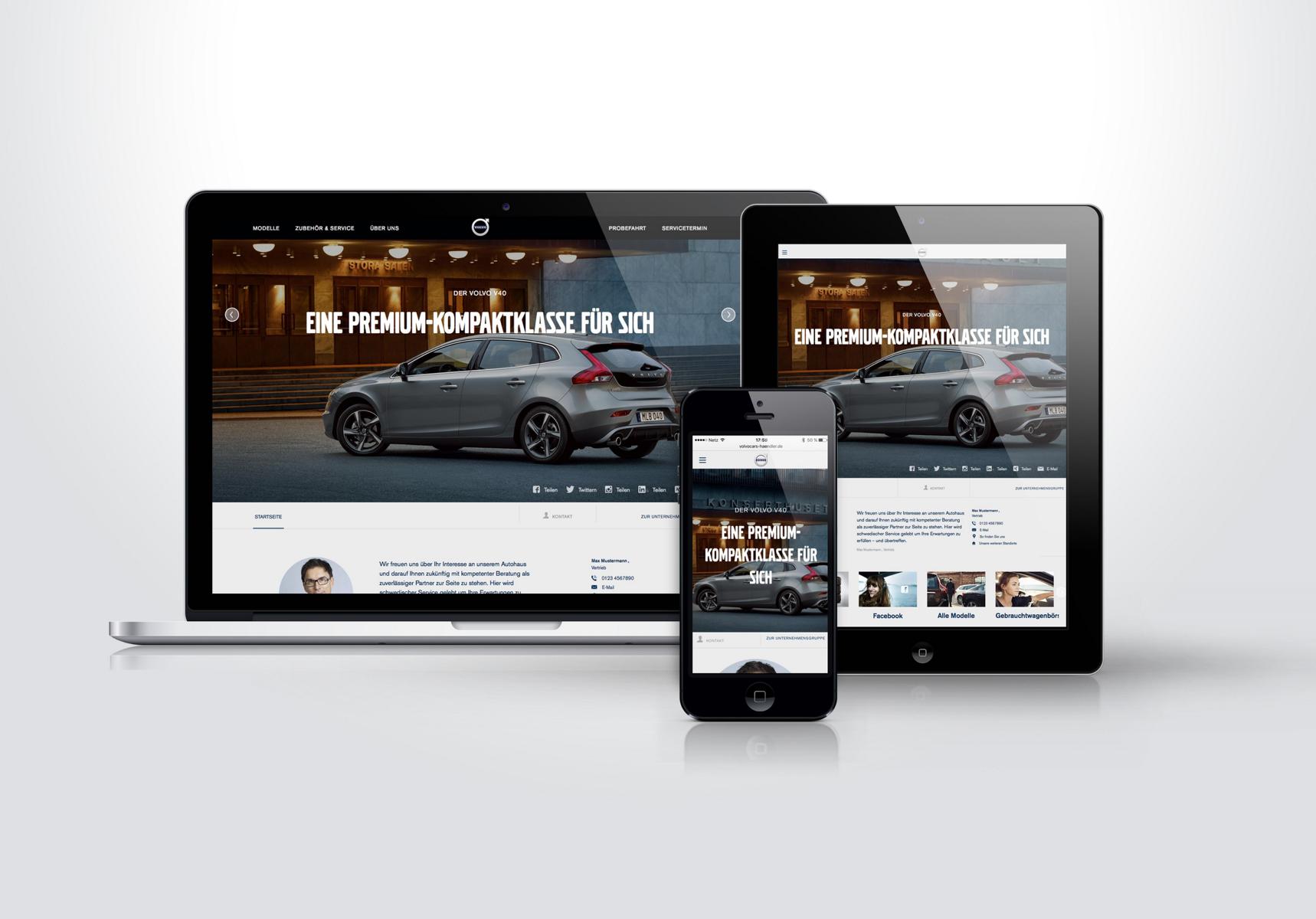 K1600 172881 Volvo H ndler Webseiten in neuem Design