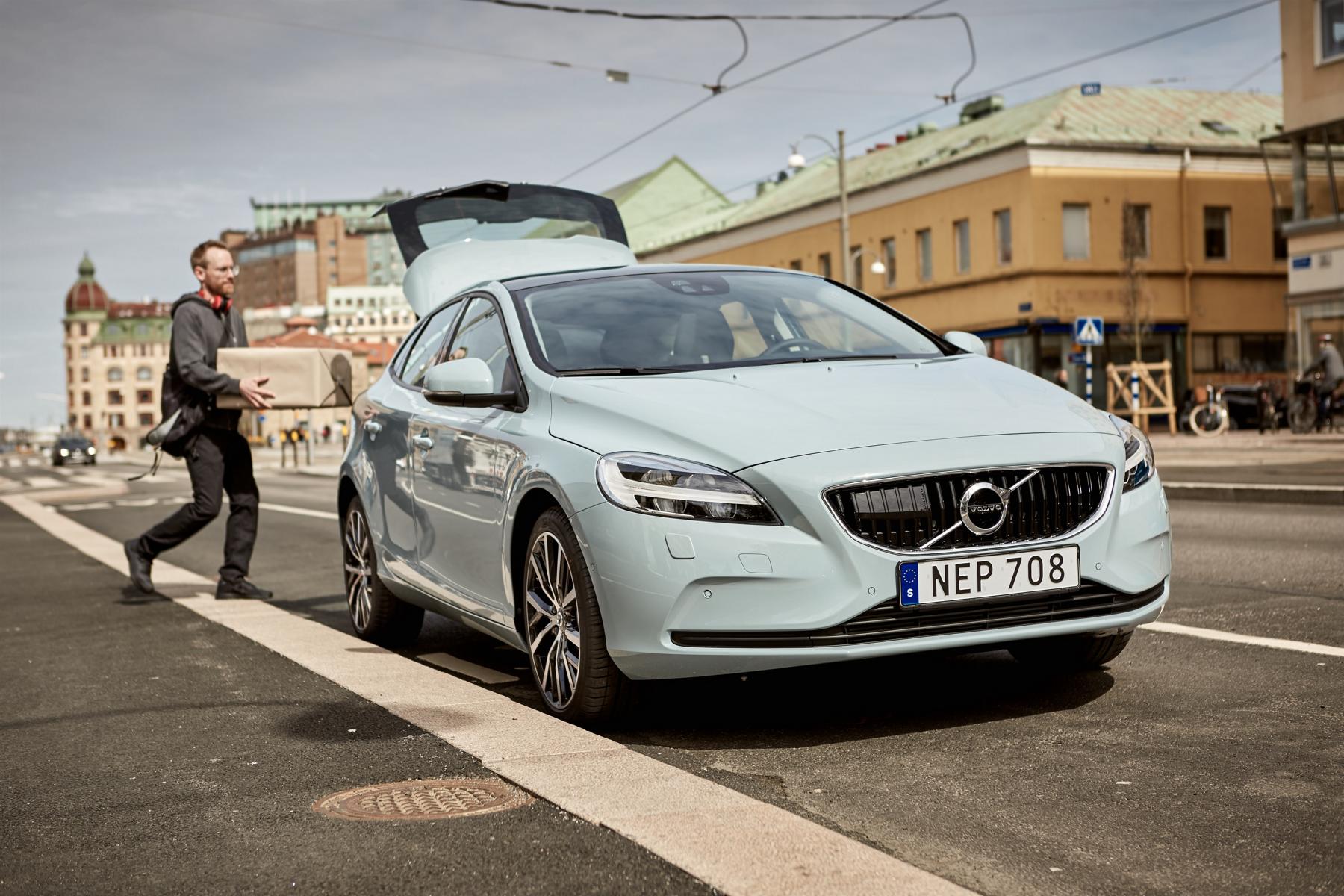 K1600 190651 Volvo Cars und Start up Unternehmen urb it liefern Pakete innerhalb von